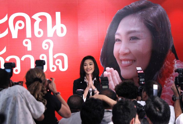 Standin? Yingluck Shinawatra betragtes som politisk stedfortræder for sin bror Thaksin, som blev styrtet ved et kup i 2006. 