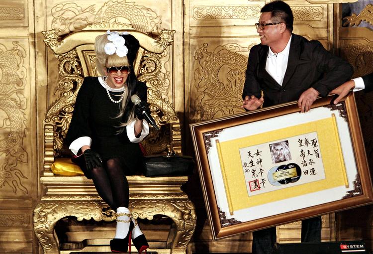 Gaga. Taiwan er helt vilde med Gaga. 
