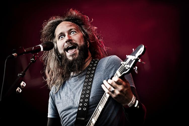 Højt. Metalbandet Mastodon indtog i år Orange Scene på Roskilde Festival. 