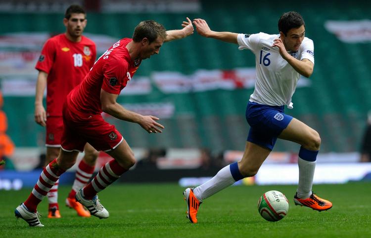 Klubskifte? Stewart Downing (t.h.) har spillet 27 landskampe for England. 