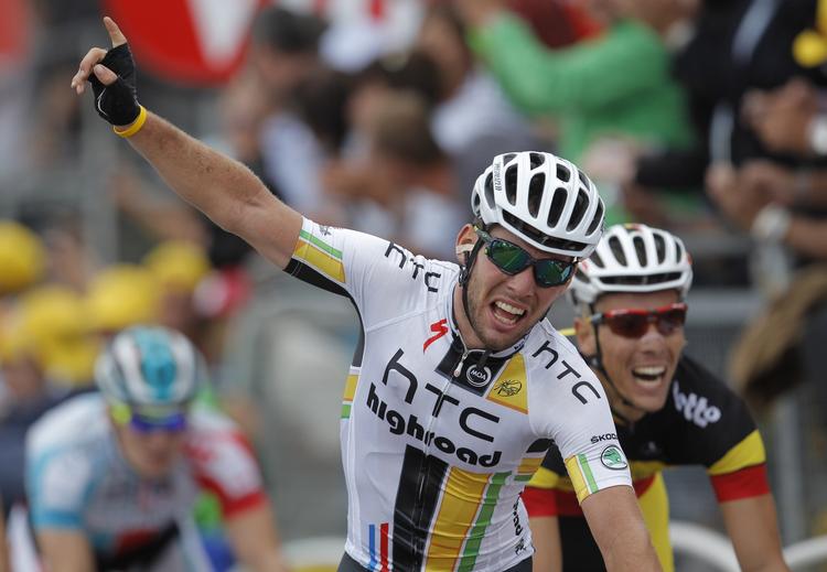 Spurtkongen. Det var 16. gang i karrieren Mark Cavendish vandt en etape i Tour de France. 