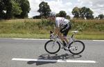 ude. Bradley Wiggins vandt for mindre end en måned siden Criterium Dauphine Libere og var en seriøs udfordrer til Contador. 