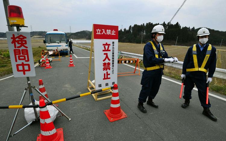 KATASTROFEOMRÅDE. De japanske myndigheder har spærret zonen omkring Fukushima-atomkraftværket efter de mange udslip, der er sket siden flodbølgen. 