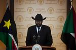Leder. Salva Kiir taget i ed som præsident for landets nyeste nation - Sydsudan. 