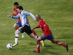 Udskældt. Lionel Messi og de øvrige stjerner på det argentinske landshold har fået hård kritik i hjemlandet, men mon ikke den forstummer efter sejren over Costa Rica. 