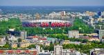 KURVEN. Det nye fodboldstadion i Warszawa er godt på vej. 