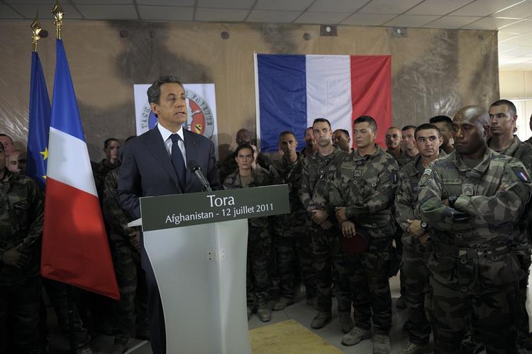 visit. Den franske præsident Sarkozy besøgte i går 152. Infanteri Regiment på militærbasen Tora i den afghanske region Surobi. 