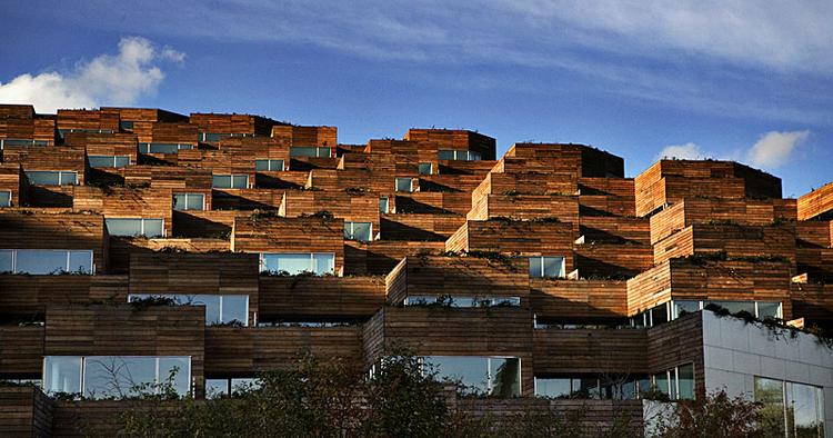 VERDENSKLASSE. VM-bjerget blev i 2008 kåret til verdens bedste boligbyggeri ved World Architecture Festival i Barcelona. 