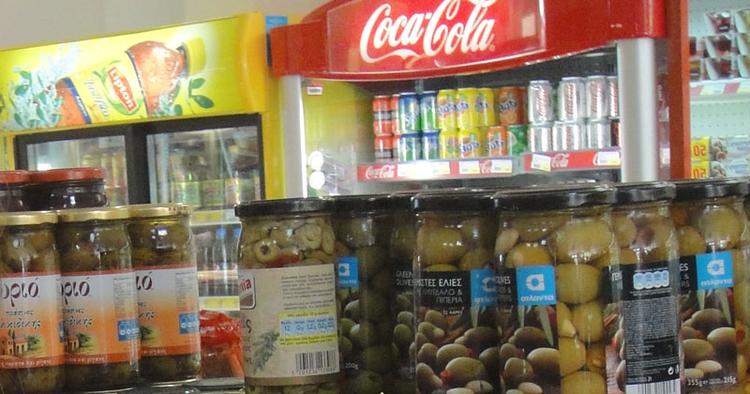 BILLIGT. Prisen på varerne på Kreta blev 171,91 kroner mod 262,35 kroner i Danmark. 