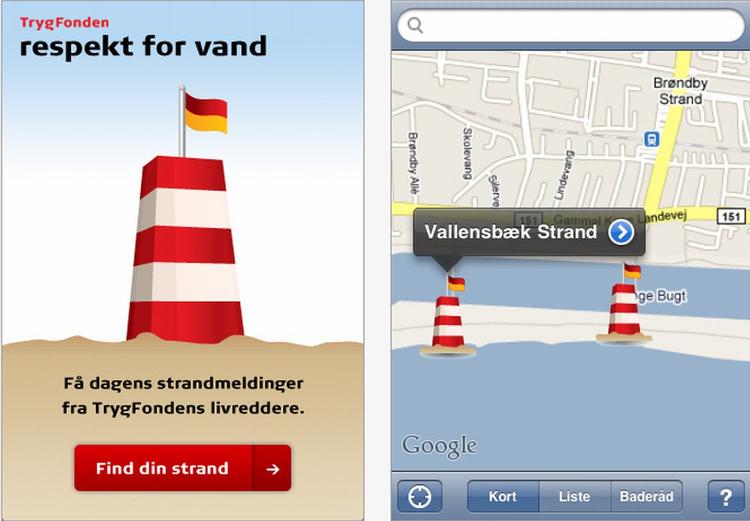 Strandklar. Hent denne app, så mangler du bare køletasken for at være helt klar til sand og vand. 