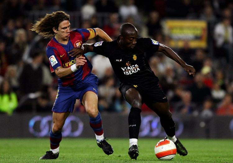 Målmager. Pierre Webo (t.h.) var på pletten 11 gange i sidste sæson og har i løbet sommeren forlænget aftalen med Mallorca til 2014. 
