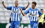Nomade. Henrik Toft (t.v.) er klar til et nyt kapital i karrieren. Horsens bliver angriberens femt eklub i Superligaen. 