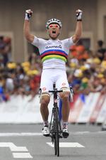 KLasse. Thor Hushovd viste på 13. etape, at han kan meget mere end at spurte. 