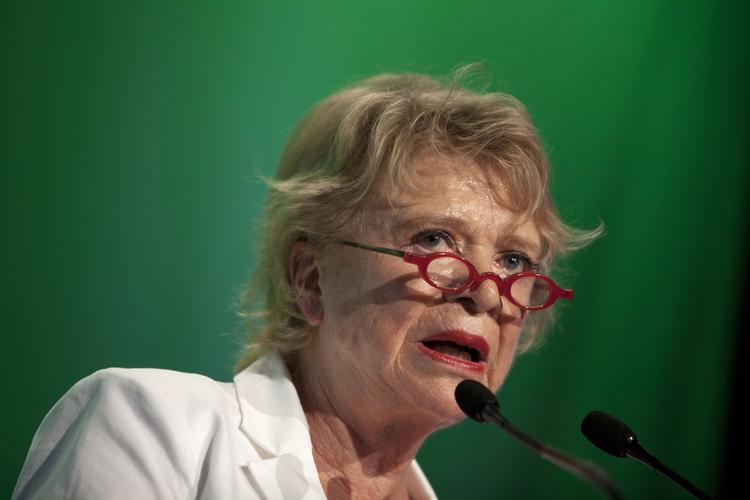 Kandidat. En lang orlov har gjort det muligt for Eva Joply at forfølge en politisk karriere for de franske Grønne, Les écologistes. 