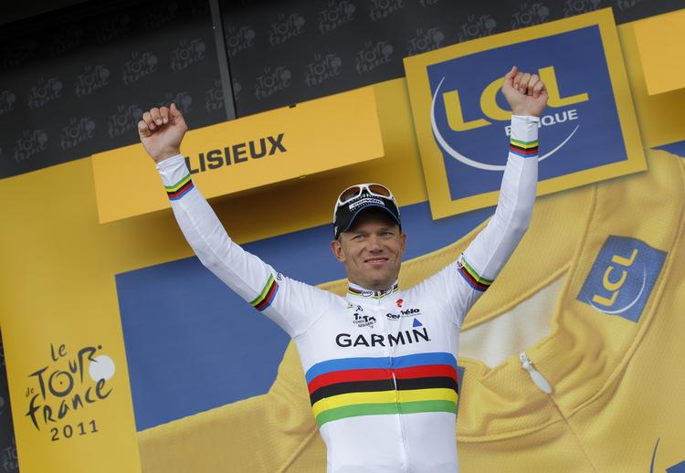 VANVIDSKØRSEL. Norske Thor Hushovd har før præsteret helt utrolige resultater - men kalder sejret i dag for karrierens største. 