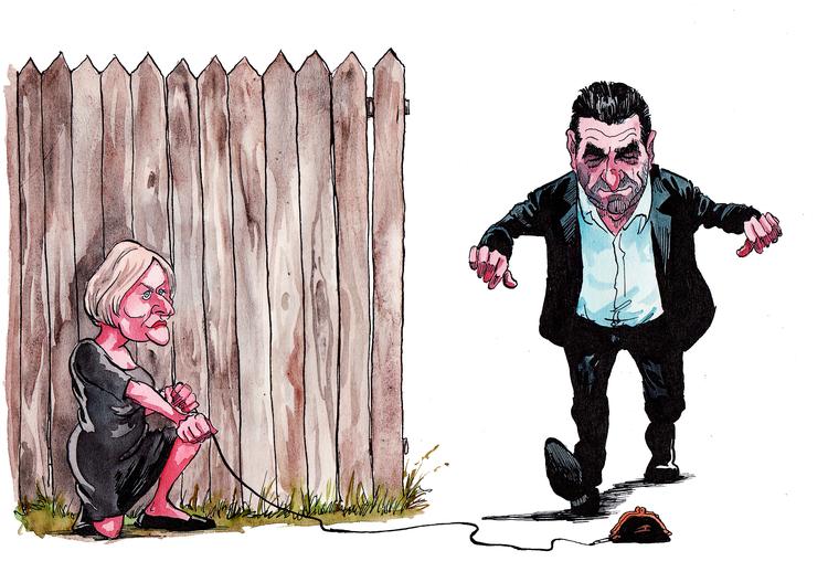 Revidering. Den nye model vil efter Grøndahls mening sikre både alsidigheden og kvaliteten, så den samme kreds af forfattere ikke favoriseres år efter år. Tegning: Roald Als 