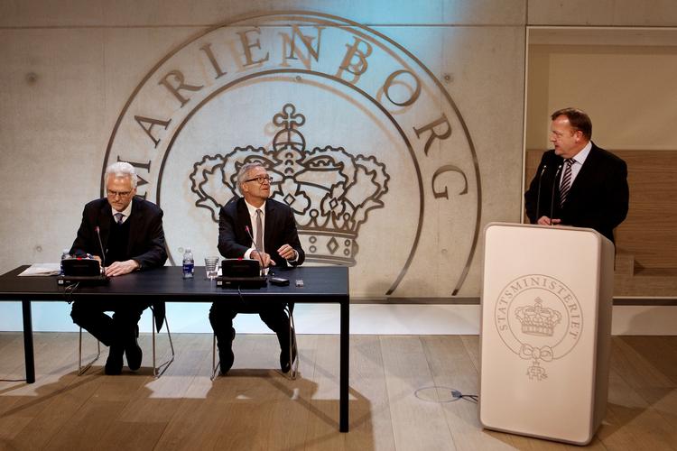 Vækst. Statsminister Lars Løkke Rasmussen (V) til pressemøde på Marienborg efter et af Vækstforums møder i januar 2011. 