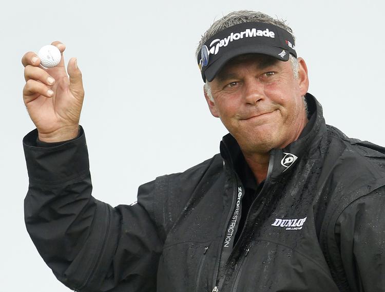 Vinder. Darren Clarke er Thomas Bjørns gode ven og en meget karismatisk en af slagsen 