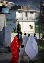 Attraktion. Osama bin Ladens sidste skjulested i et hus i den pakistanske by Abbottabad er blevet en turistmagnet for især pakistanere og kinesere. 