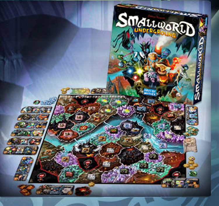 HERREDØMME. I Smallworld: Underground kæmper 15 racer om herredømmet under jorden. Et svært taktisk spil med masser af dilemmaer - men start med forgængeren, da dette i princippet blot er en udvidelsespakke. 