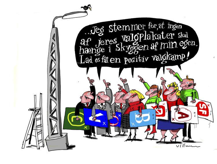 Tegning: Jørn Villumsen. 