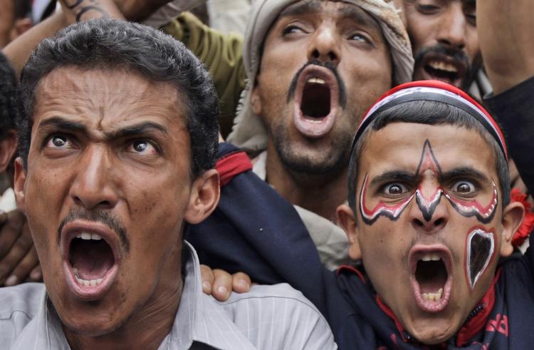 URO. Demonstranter har vanskelige kår i Syrien for tiden. 