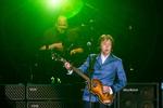 Doku. McCartney kunne ikke forlade New York efter terrorangrebet i 2001. Nu er hans seks følgende uger blevet til en dokumentar. Her er han til en koncert på Yankee Stadion i New York sidste fredag 15. juli. 