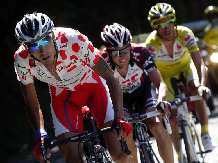 Klatrer. Mauricio Soler kørte til Paris i prikkerne i 2007. 