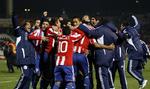 Heldige. Spillerne fra Paraguay klarede sig igennem al slags modgang, før de kunne juble over sejren i Copa America-semifinalen. 