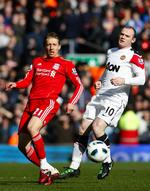 Lokal. Waynne Rooney (t.h.) er født i Liverpool, men spillede for byens anden store klub, Everton, inden han skiftede til Man. United. 