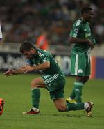 Frustration. Græske Panathinaikos gæster på onsdag OB. Mangel på mål kan blive afgørende for udfaldet af kampen 