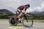 klasse. Cadel Evans var en sikker motor gennem de 42,5 km på Tourens  20. etape. 