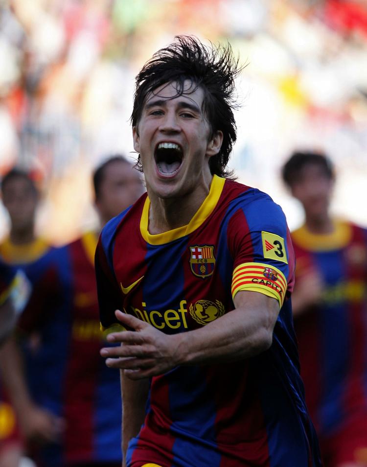 solgt. Bojan Krkic har været en publikumsfavorit i FC Barcelona, men spanieren skal nu jagte succes i AS Roma. 