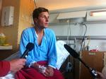 OVERLEVELSE. Adrian Pracon er en af de overlevende fra Utøya. Han fortæller, at en 11-årig gav ham mulighed for at spille død. 