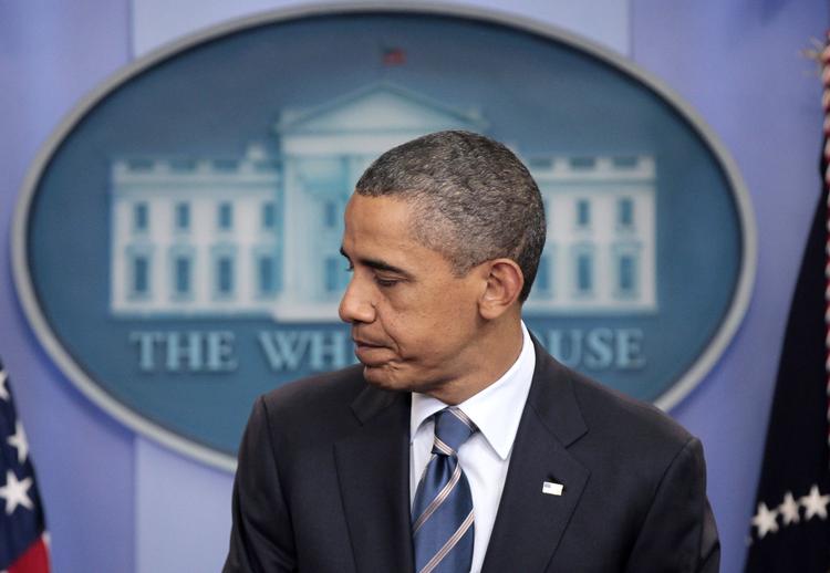 Presset. USA's præsident Barack Obama vil nedlægge veto, hvis Republikanerne kun vil hæve gældsloftet for et enkelt år. 