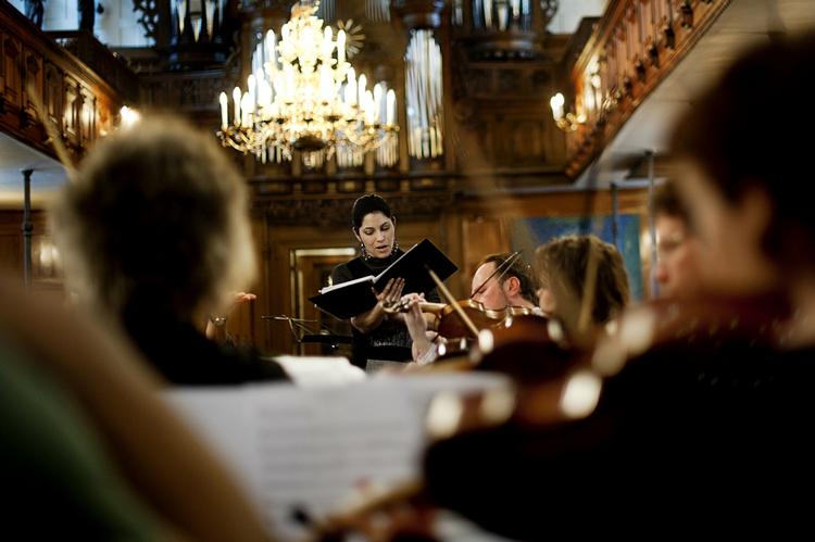 Arie. Vivica Genaux (her i Holmens Kirke i januar), fascinerede endnu engang med sin skarpslebne stemme og betagende karisma. 