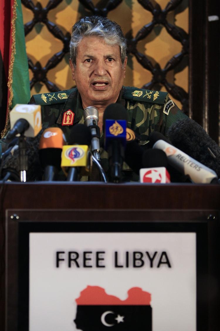 Dræbt. Den tidligere indenrigsminister Abdel Fattah Younes forlod Gaddafi-regimet i februar måned. 