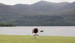 Søren Hansen vandt i 2002 Irish Open. Her er det irske Shane Lowry, der gør klar til et putt på fjerde hul. 