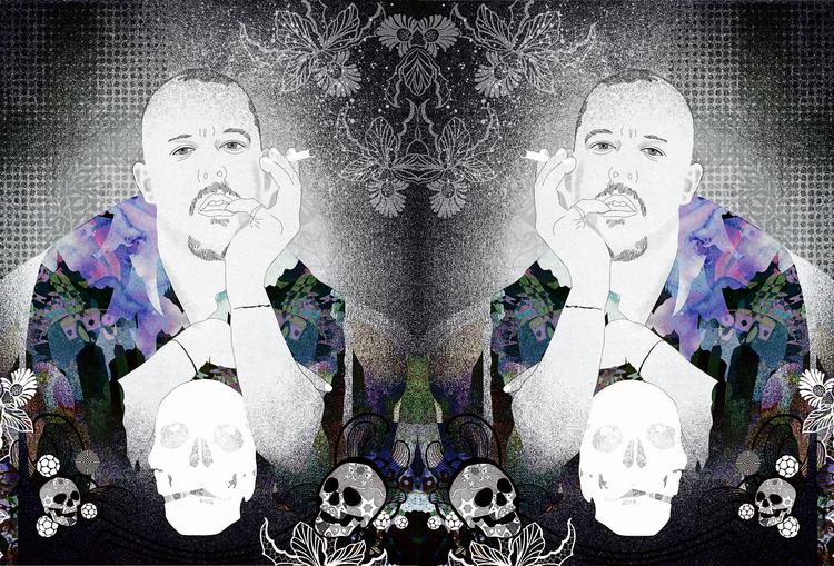 2x. Modeskaberen Alexander McQueen begik selvmord sidste år i februar. Illustration: Wendy Plovmand 
