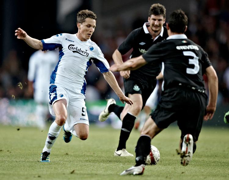 returopgør. Billetten til de sportsligt og økonomisk gyldne kampe i Champions League er på spil i aften i kampen mellem FCK og Shamrock Rovers. Arkivfoto: Mikkel Khan Tariq 