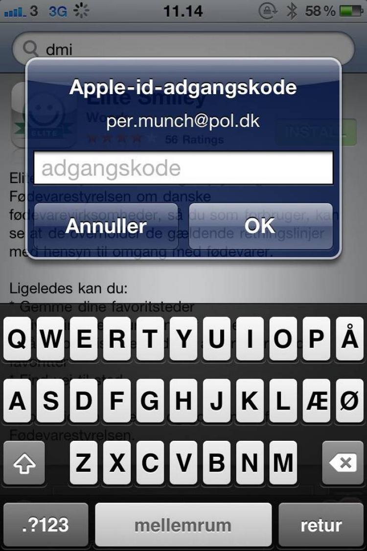 Apple-id. It-kriminelle forsøger at lokke oplysninger ud af brugere i Apples App Store. 