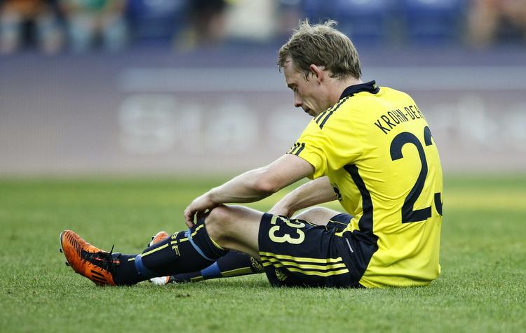 Nedture. Michael Krohn-Dehli var nedtrykt efter weekendens rundbarbering på hjemmebanen, hvor Horsens vandt 4-1. Nu følger så en ny skuffelse med valget af anfører. 
