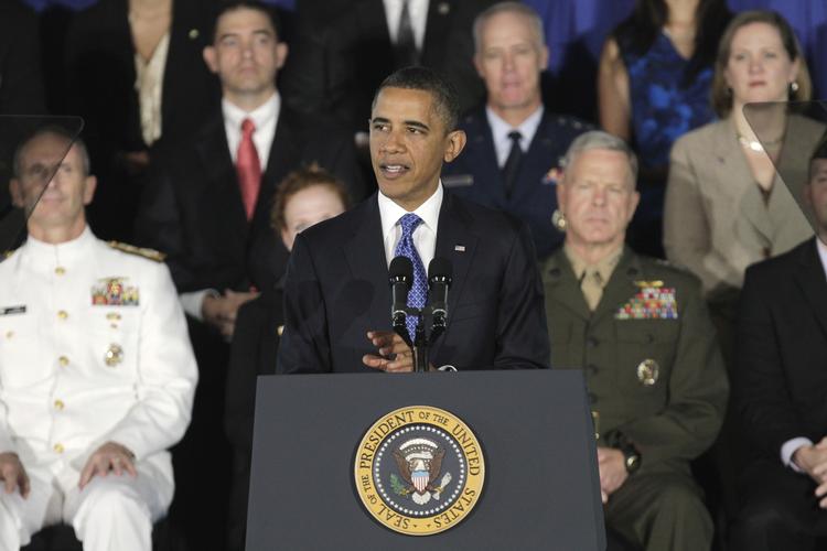 Optimisme. USA's præsident, Barack Obama, hilser de positive jobtal i landet velkommen, men understreger, at der er brug for yderligere jobvækst. 