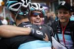 Bejler. Daniele Bennati (med ryggen til) har tidligere i år kørte et par gode enkeltstarter, og det gør, at han kan være med i kampen om den samlede sejr i den danske cykeludfordring. 