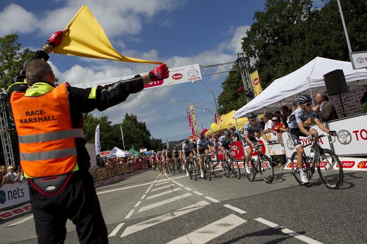 Sjælland. 4. etape af Danmark Rundt gik fra Sorø til Frederiksværk. 