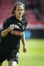 målscorer. Tim Janssen scorede i dag sit første mål for sin nye klub FC Midtjylland. 