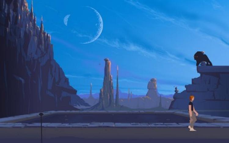 Eminent designede baggrund bidrager til den særlige stemning i Another World, men spillet er desværre ikke så godt, som jeg husker. 