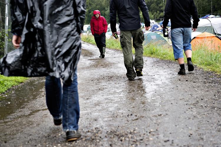 Pyh. Festivalgæsterne på Skanderborg kan se frem til en mindre våd weekend. 