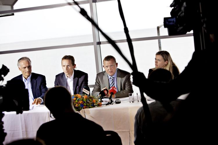Forslag. Venstre-toppen fremlagde i dag udspillet om at nedlægge regionerne. 