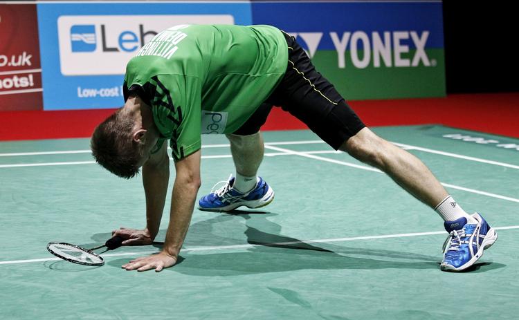 Stoppet. En uges optur for Hans-Kristian Vittinghus endte med nederlag til verdensmester Chen Jin. 